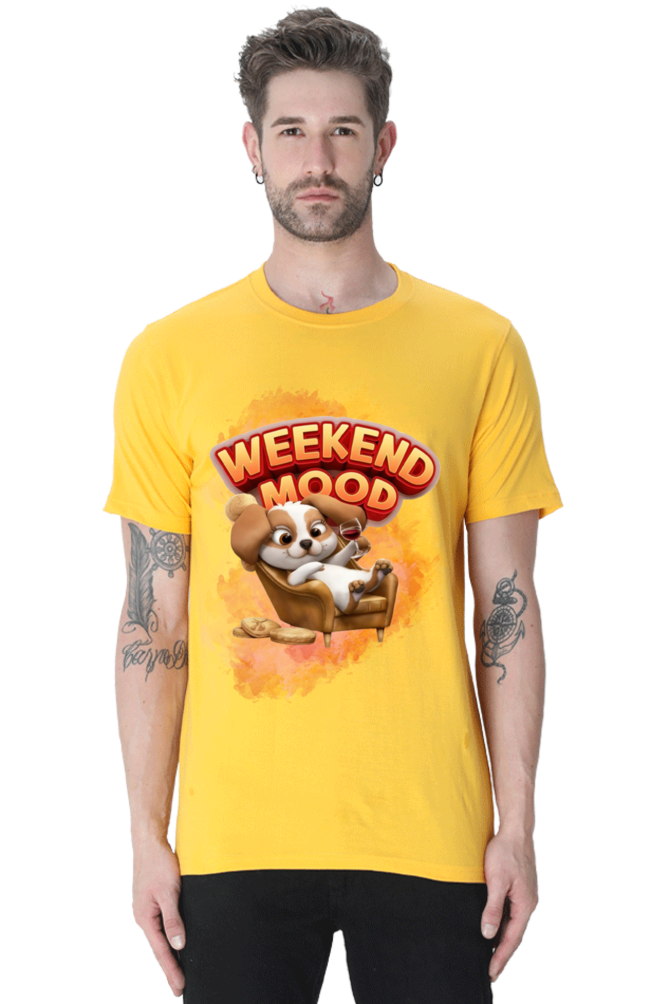 WEEKEND MODE ROUND NECK CLASSIC TSHIRT