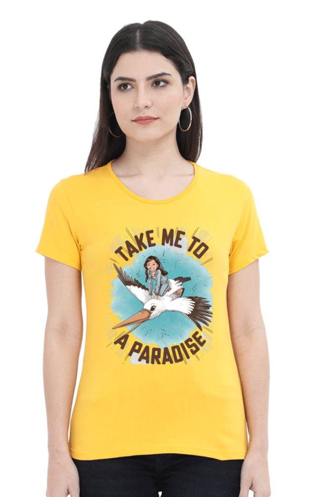 TAKE ME TO PARADISE ROUND NECK CLASSIC TSHIRT