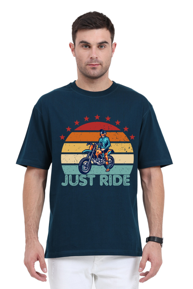 JUST RIDE OVERSIZE CLASSIC TSHIRT