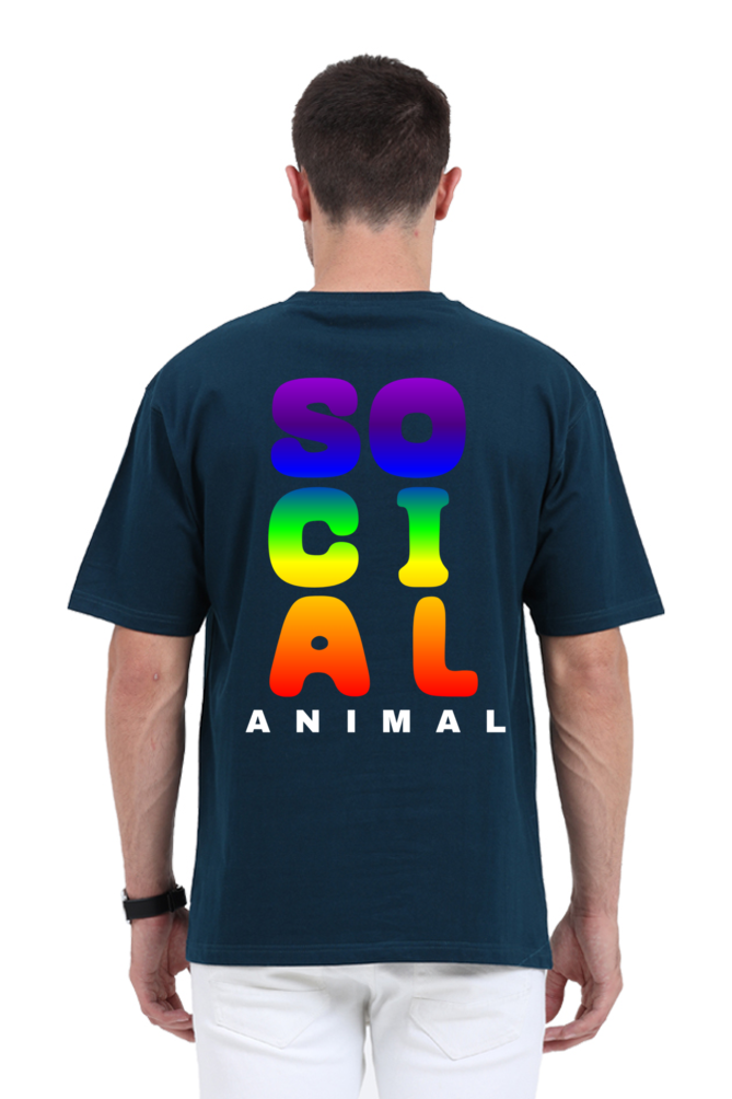 SOCIAL ANIMAL OVERSIZED CLASSIC TSHIRT