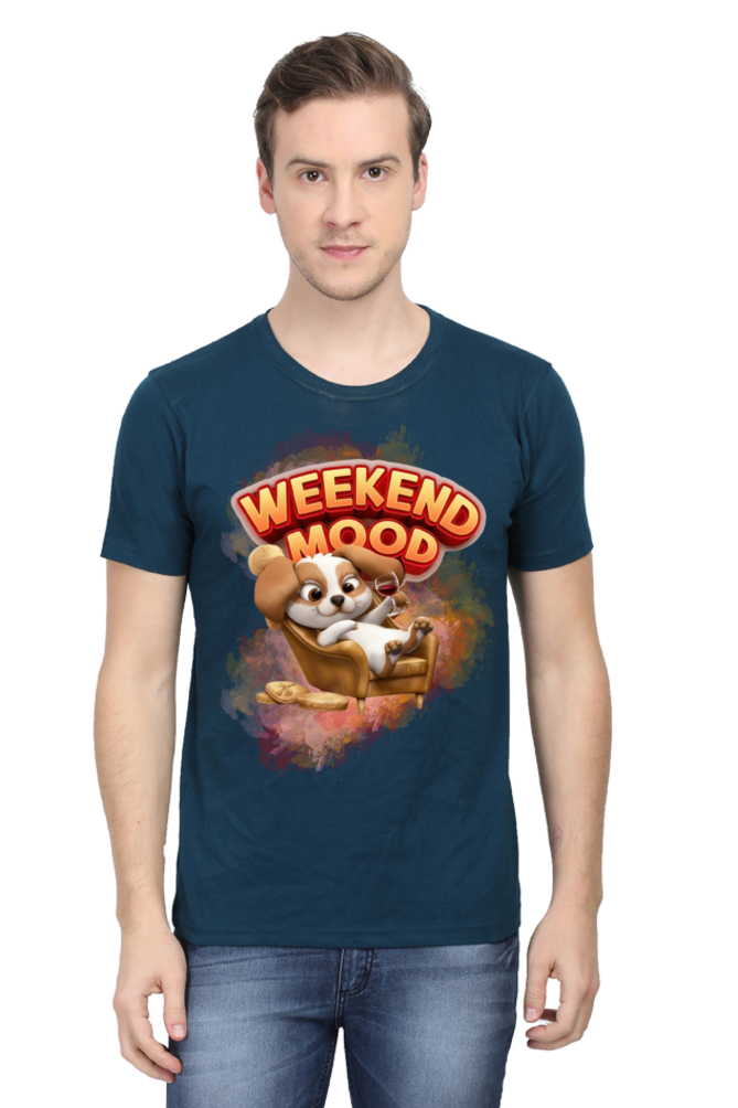 WEEKEND MODE ROUND NECK CLASSIC TSHIRT