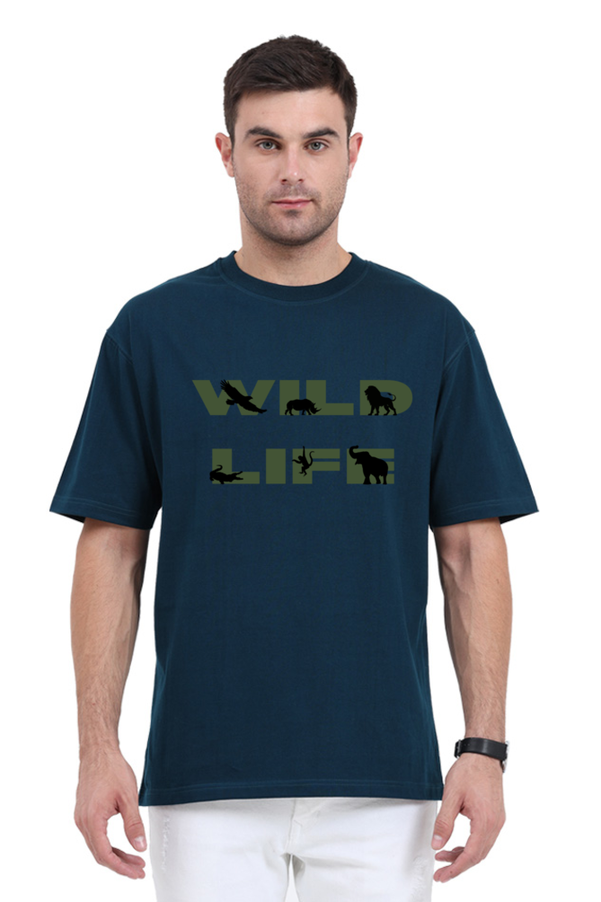 WILD LIFE GREEN OVERSIZE CLASSIC TSHIRT