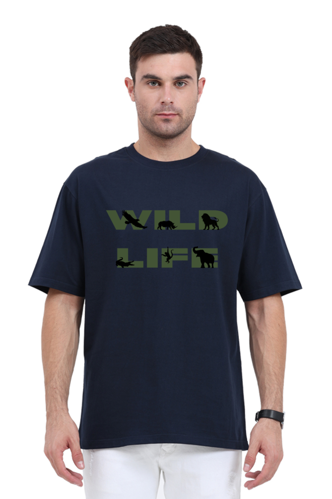 WILD LIFE GREEN OVERSIZE CLASSIC TSHIRT