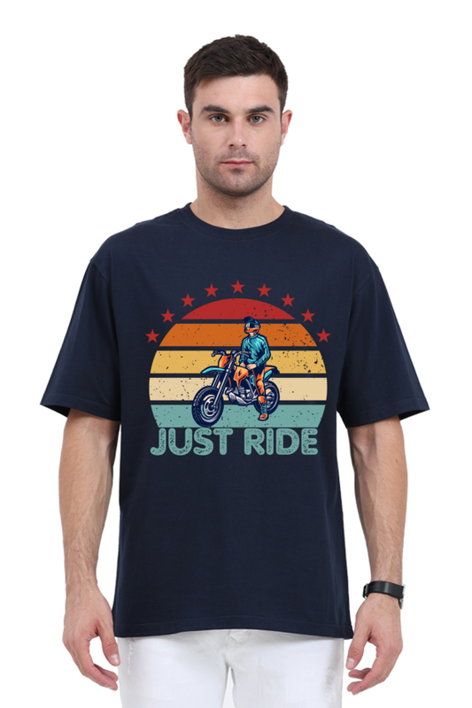 JUST RIDE OVERSIZE CLASSIC TSHIRT