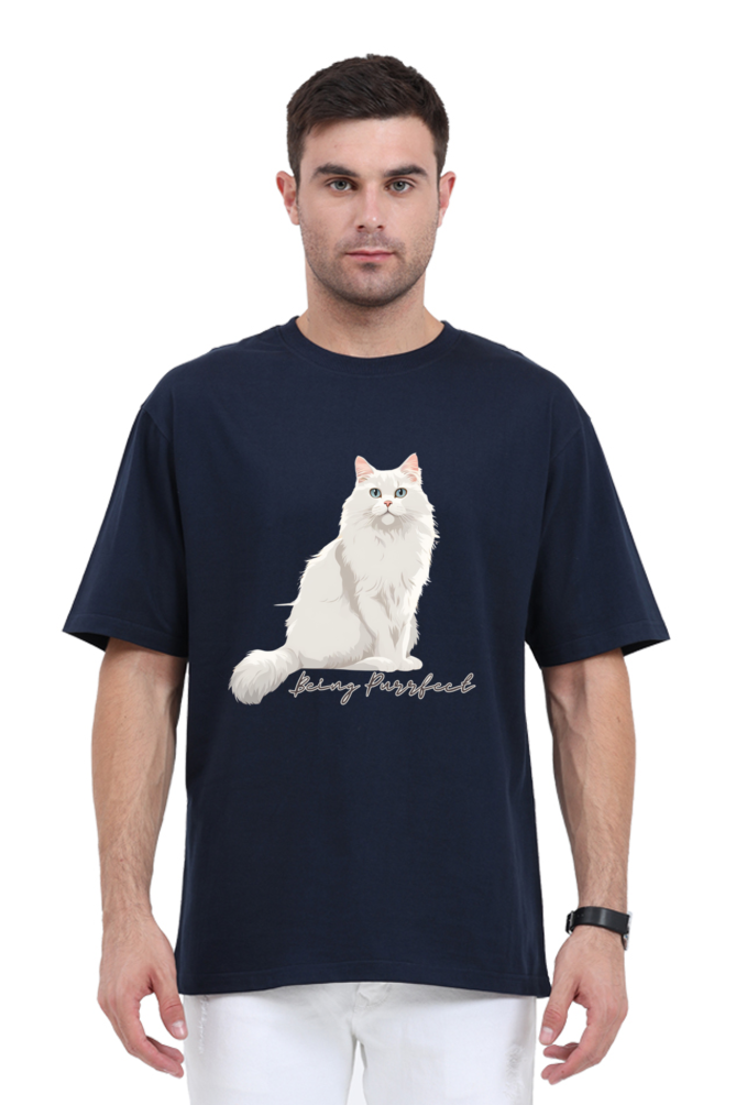BEING PURRFECT OVERSIZED CLASSIC TSHIRT