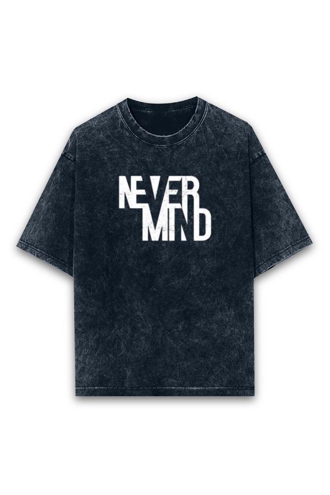 NEVER MIND OVERSIZE CLASSIC TSHIRT(ACID WASH)