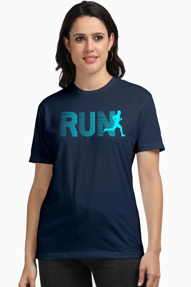 RUN (AQUA) SUPIMA TSHIRT