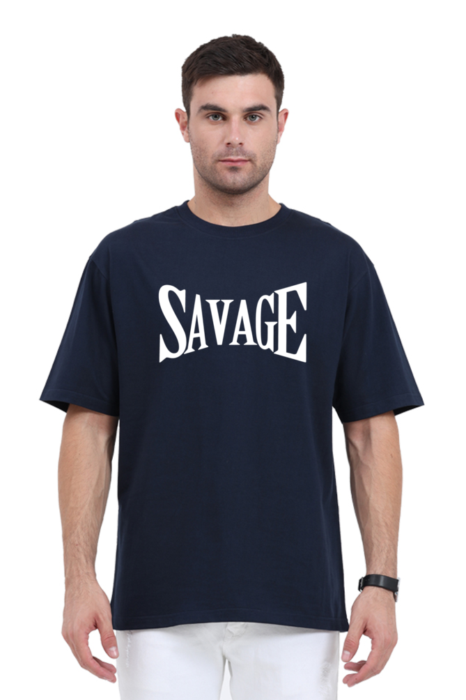 SAVAGE OVERSIZE CLASSIC TSHIRT (PUFF PRINT)