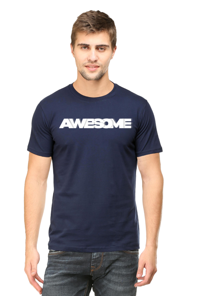 AWESOME ROUND NECK CLASSIC TSHIRT