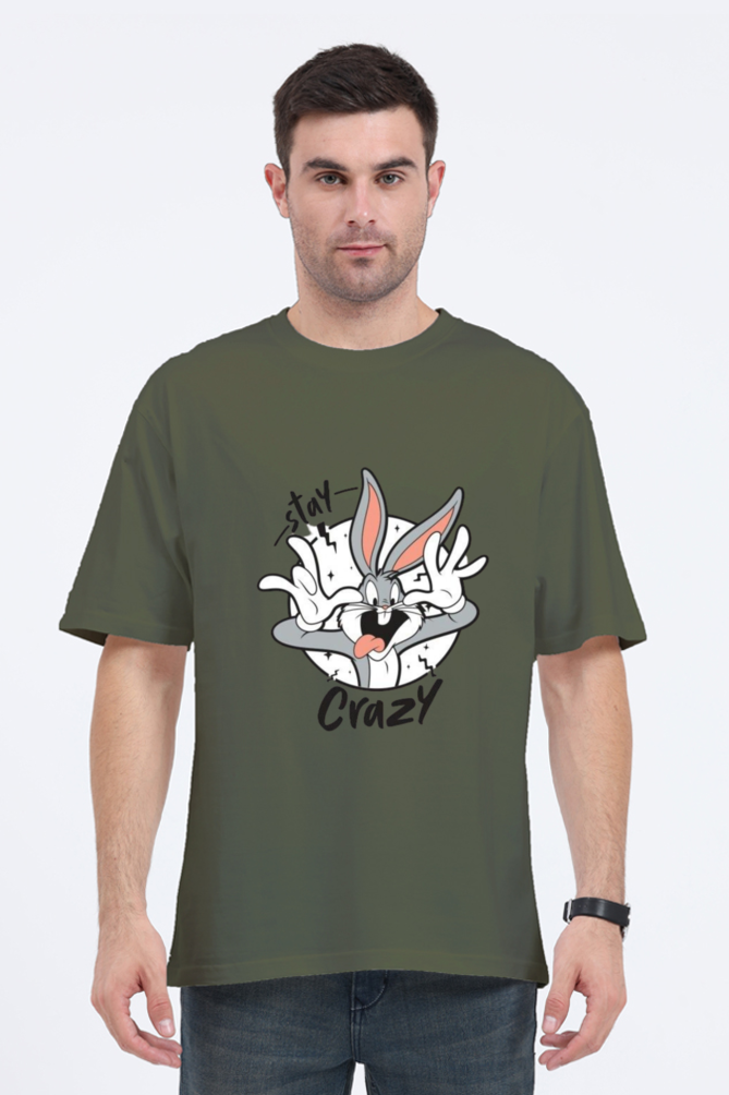 STAY CRAZY OVERSIZED CLASSIC TSHIRT
