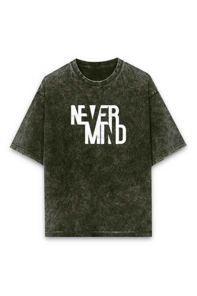 NEVER MIND OVERSIZE CLASSIC TSHIRT(ACID WASH)