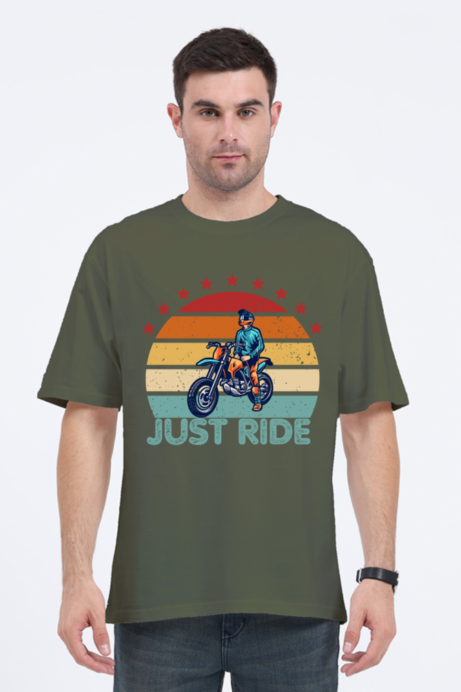 JUST RIDE OVERSIZE CLASSIC TSHIRT