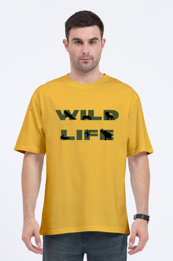 WILD LIFE GREEN OVERSIZE CLASSIC TSHIRT