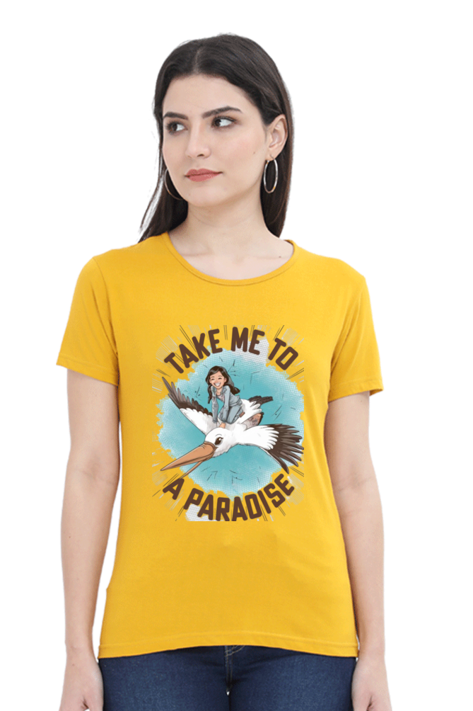 TAKE ME TO PARADISE ROUND NECK CLASSIC TSHIRT