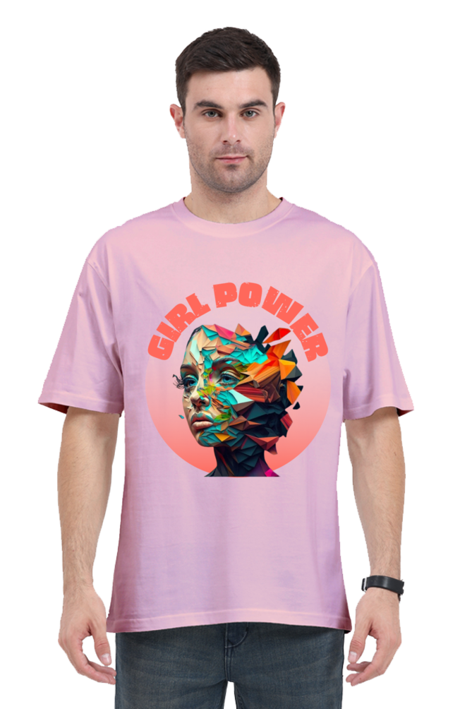 GIRL POWER OVERSIZE CLASSIC TSHIRT