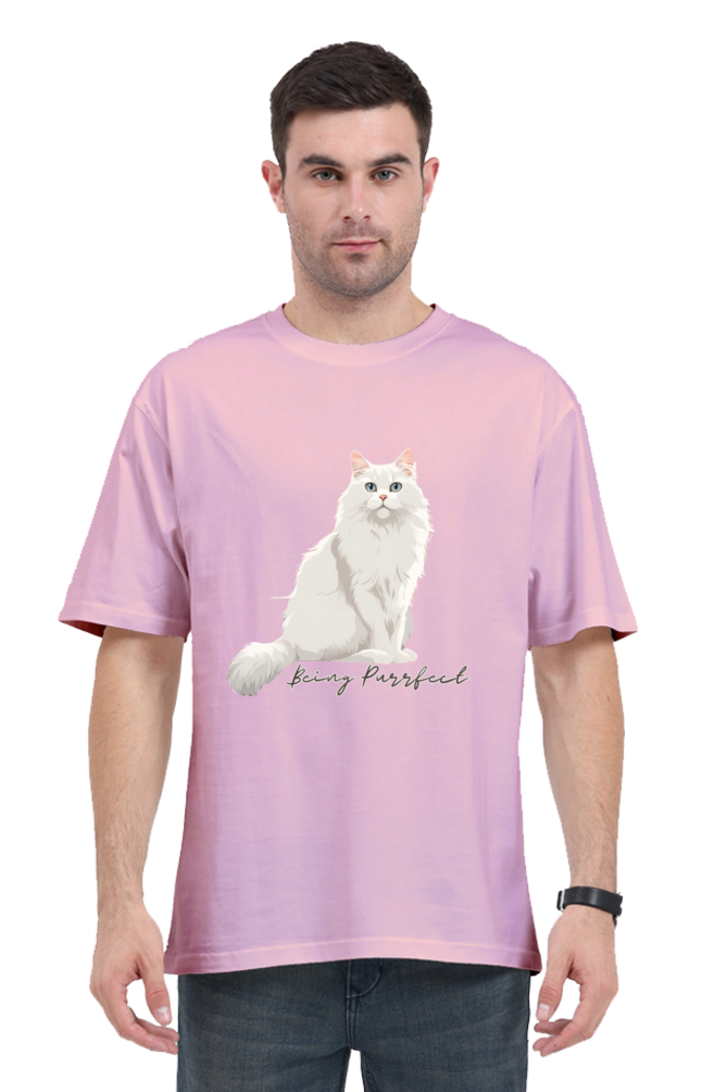BEING PURRFECT OVERSIZED CLASSIC TSHIRT