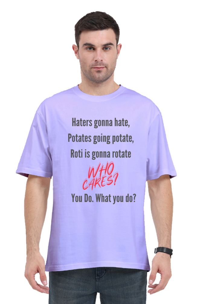 WHO CARES OVERSIZE CLASSIC TSHIRT