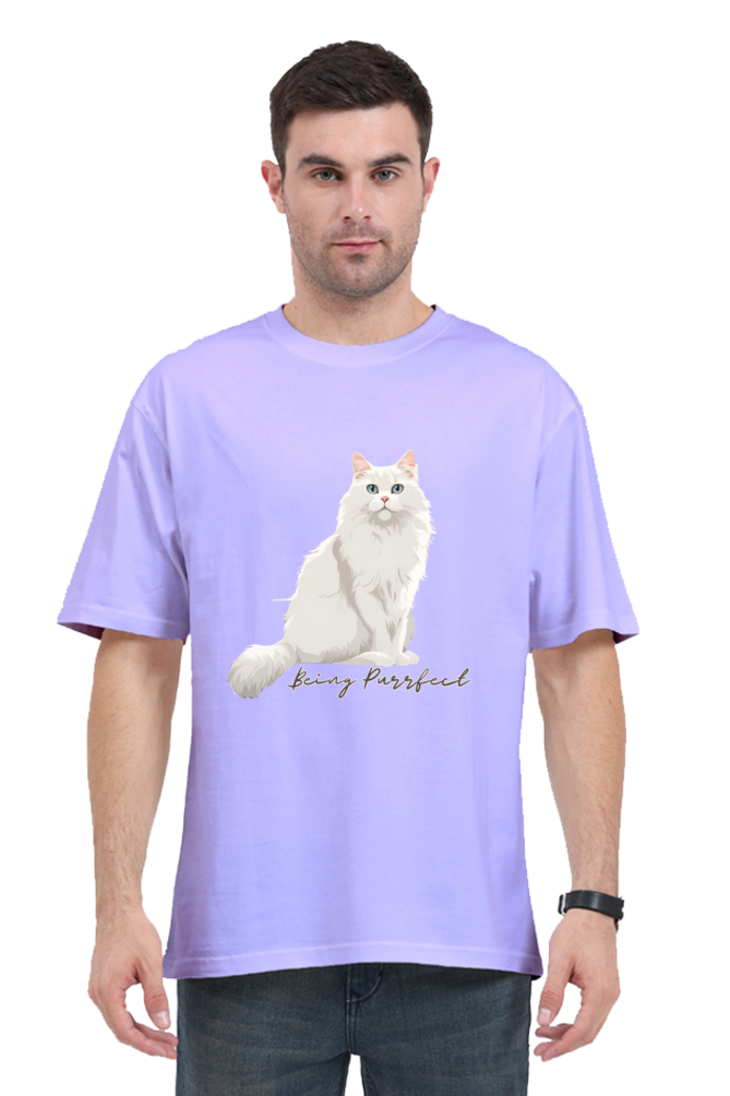 BEING PURRFECT OVERSIZED CLASSIC TSHIRT