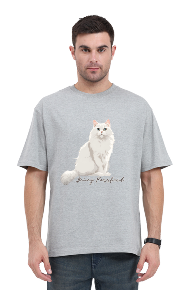 BEING PURRFECT OVERSIZED CLASSIC TSHIRT