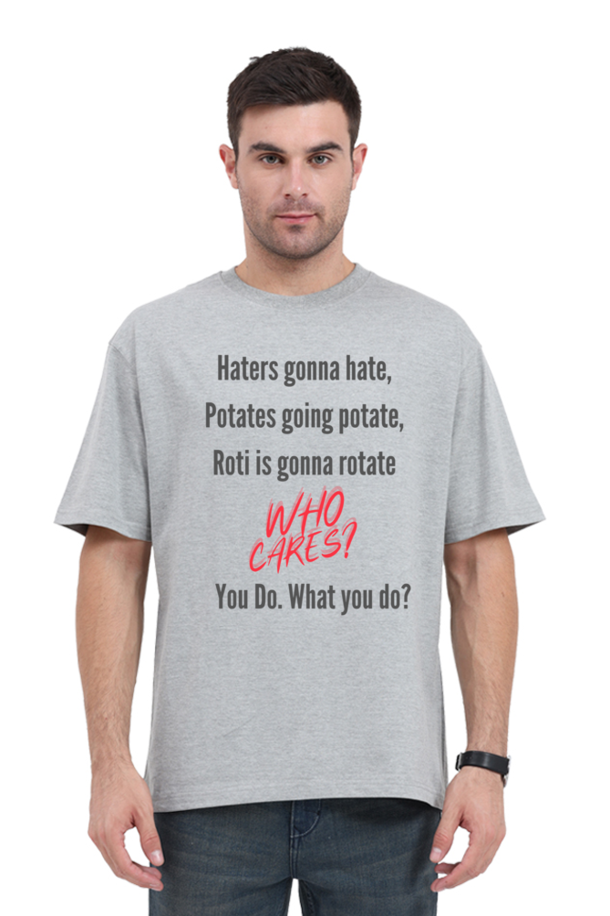 WHO CARES OVERSIZE CLASSIC TSHIRT