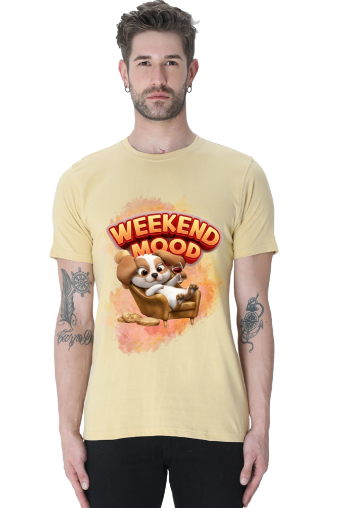 WEEKEND MODE ROUND NECK CLASSIC TSHIRT