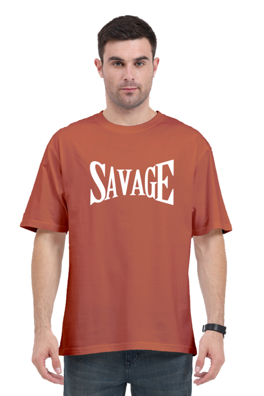 SAVAGE OVERSIZE CLASSIC TSHIRT (PUFF PRINT)