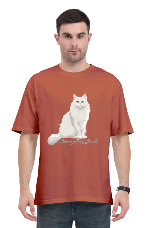 BEING PURRFECT OVERSIZED CLASSIC TSHIRT