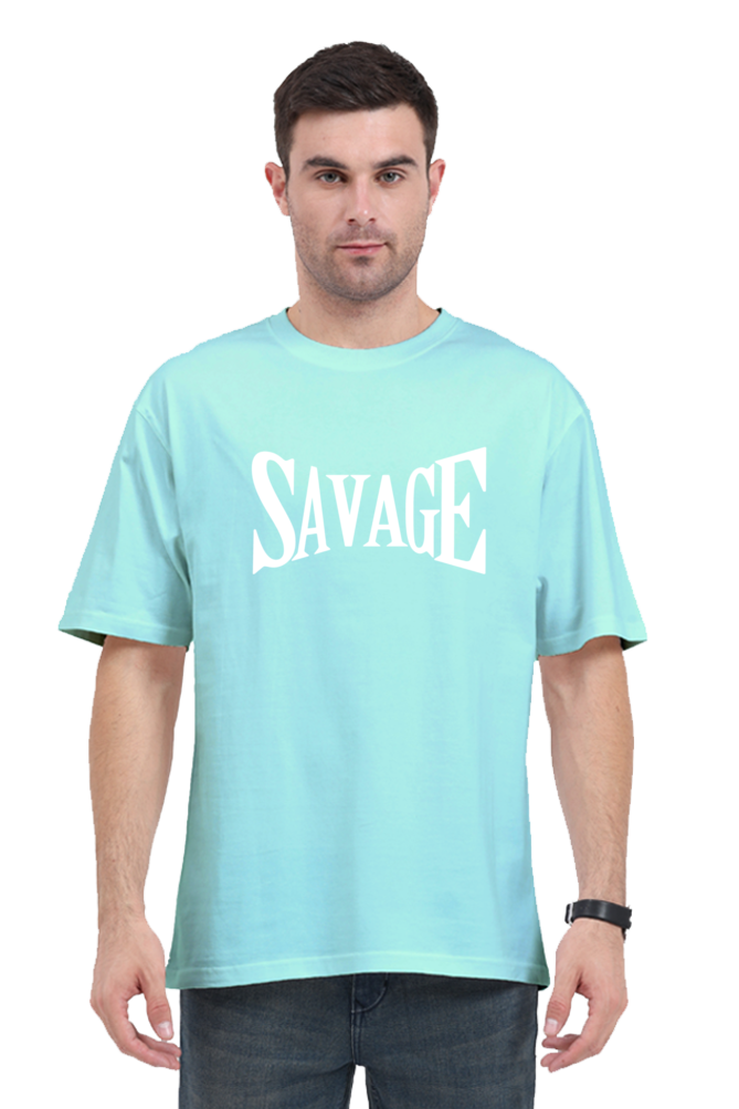 SAVAGE OVERSIZE CLASSIC TSHIRT (PUFF PRINT)