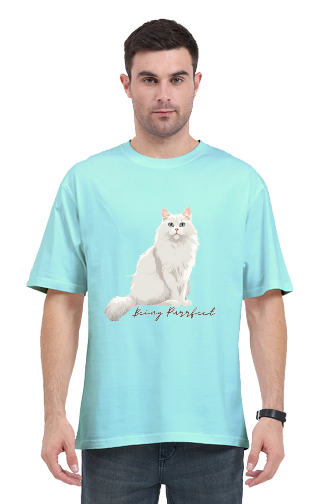 BEING PURRFECT OVERSIZED CLASSIC TSHIRT