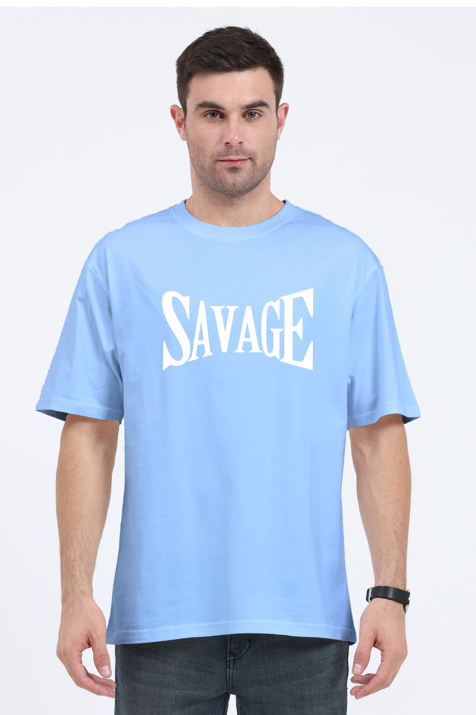 SAVAGE OVERSIZE CLASSIC TSHIRT (PUFF PRINT)