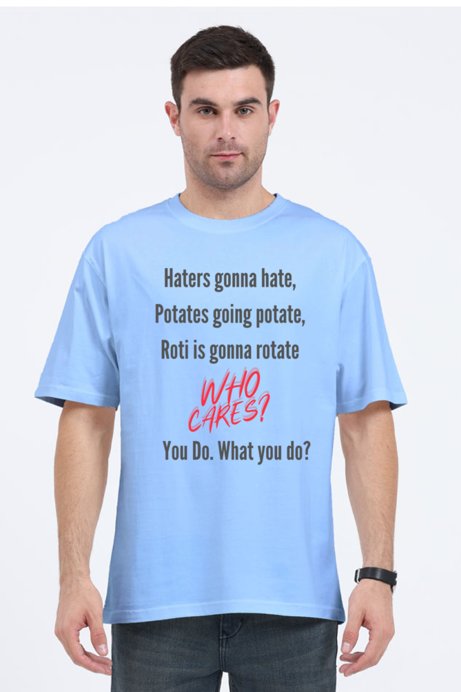 WHO CARES OVERSIZE CLASSIC TSHIRT