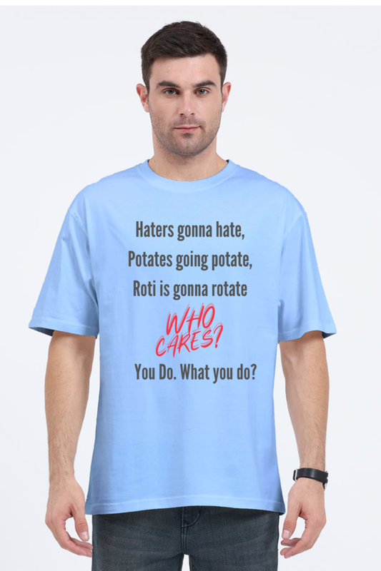 WHO CARES OVERSIZE CLASSIC TSHIRT