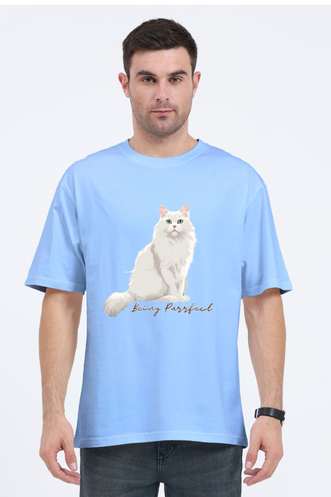 BEING PURRFECT OVERSIZED CLASSIC TSHIRT