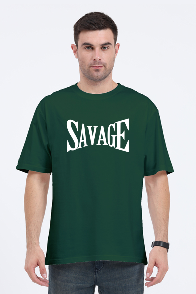 SAVAGE OVERSIZE CLASSIC TSHIRT (PUFF PRINT)