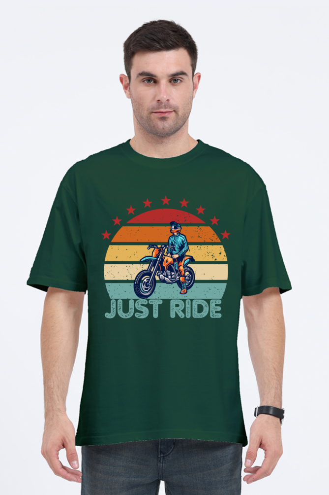 JUST RIDE OVERSIZE CLASSIC TSHIRT