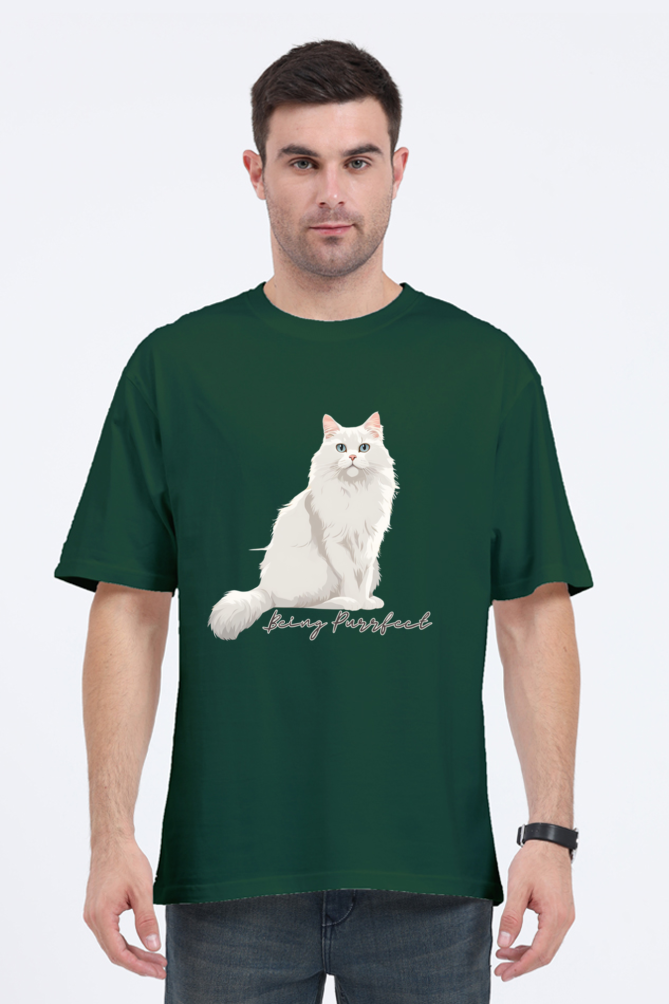 BEING PURRFECT OVERSIZED CLASSIC TSHIRT