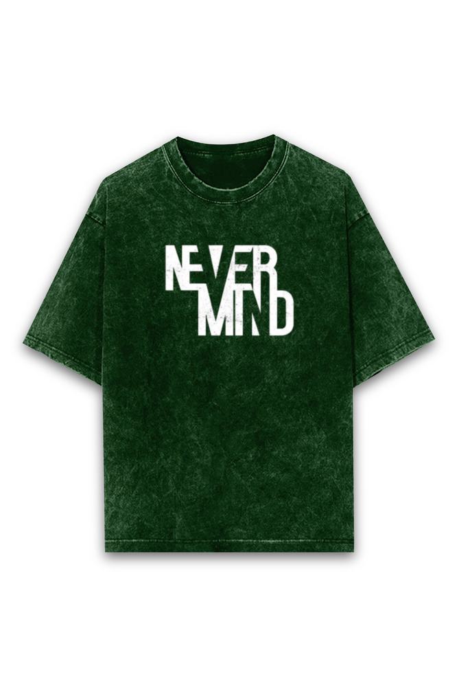 NEVER MIND OVERSIZE CLASSIC TSHIRT(ACID WASH)