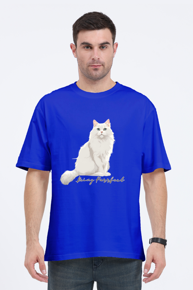 BEING PURRFECT OVERSIZED CLASSIC TSHIRT